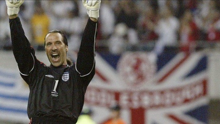 How many times did David Seaman play for England?